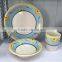 hand made ceramic dinner set,oriental dinner set,enamel dinner set