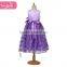 2015 new fashion purple satin bridesmaid dress