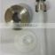 New design 304 stainless steel glass toothbrush metal jar lid