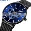 CRRJU 2155 Casual Quartz Watches Automatic Water Resistant Steel Fashion Pprivate Label Men Watch