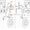 ABS Sensor, Speed Sensor,Wheel Sensor Front Left A2105409008