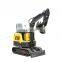 Household Chinese Mini Excavators 1Ton Hydraulic Crawler Mini Excavators For Sale