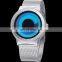 SINOBI Mauculine Sports Watch Blue Dial Creative Design Men Watch Soft Mesh Strap Quartz Wristwatch Man