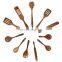 Organic Teak Wood Kitchen Utensil With Spatula Wooden Spoons For Cooking