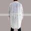 Disposable Snap Closure Lab Coat Disposable Medical Lab Coat for Men doctor hospital lab coat