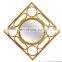 New Arrival Rattan Mirror Framed With Geometric Details Cheap WHolesale Made in Vietnam Manufacturer