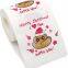 Roll tissue paper and Toilet roll tissue and sanitary toilet paper with plastic film single pack