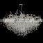 hotel lobby rain drop tree branch pendant light modern luxury glass chandelier