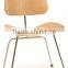 Replica high quality stainless steel frame walnut plywood Charles and Ray dining chair , Molded Plywood Chair