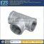 customized stainless steel casting pipe tee