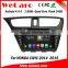 Wecaro android 4.4.4 car dvd player China Factory 8" navigation system for car honda civic bluetooth 2014 2015