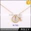 2015 Newest Arrival Latest Design Saudi Gold Jewelry Necklace