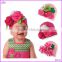 Brand Girls Hats Baby Beanie Warm photography flower Gifts newborn props Kids handmade gorras cap children