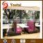 Double Side Modern Leather Restaurant Bench