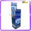 China daily free newspaper dump bin for placement in the metro cardboard display stand