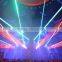 Stage lighting pure diode 8 heads red single beam laser light