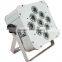 wedding wireless battery powered led uplight 6in1 9pcs battery par light