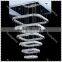 Three layers Modern LED Crystal Chandelier Pendant Light Pendant Lighting