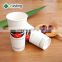 starbucks disposable paper tea cup with lid and sleeve