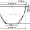 led reflector 105mm industrial for led ar111 reflector