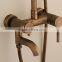 royal gold plated faucet with shower head