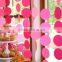 Popular Paper Circle Garland for home party wedding Decoration
