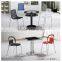 hot sell round wooden dining table with glass top factory sell directly YY26