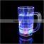 food grade cheap LED flashing light up beer mug