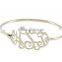 JOKER CABINET CUTOUT MONOGRAM GOLD BANGLE PERSONALIZED BANGLE                        
                                                Quality Choice