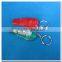 China supplier plastic led Whistle keychain