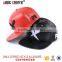 Wholesale high quality panels custom snapback cap leather