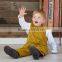 Boys Infant or Toddler Fall Brown Corduroy Longall Jon Jon Overall Appliqued