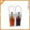 Flexible liquid pvc ice bag for wine