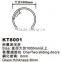 Luxury Round Tempered Glass Shower Enclosures (KT8001)