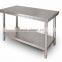 Quantitiy Assured Factory Made Stainless Steel Work Table,Working Table,Double Layers Work Table