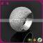 Pave Setting Ring All Size Available Ring Gemstone Titanium