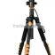 Q570A Professiona 62 inch aluminum camera tripod with gimbal head photographic camera stand for video dslr digital camera bag