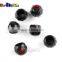 9/64"(3.5mm) Hole Plastic Beads Bell Stopper Cord Ends For Apparel Sportwear Accessories #FLS196-B