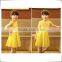 New 2015 summer girls chiffon dresses children's clothing Sunflower baby girl dress princess dress vestidos infantil OEM GZ G38