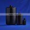 20ml cylindrical black LDPE plastic BOTTLE with dropper