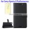 Newest Litchi Texture Flip Leather Case for Sony Xperia X Performance, Cover for Sony X Performance