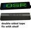 Factory price White 9'' x 3' Programmable LED scrolling message Badge