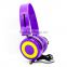 new premium fashion headphones for smart phone colorful headset manufacturer