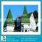 Black Single Layer 3-tab Asphalt Coated Roofing Shingle