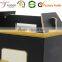 Black Color Six Bottle Wine Packaging Box Corrugated Paper Wine Handles Box