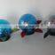 Wall and fence decorative leafy blue solar led crystal magic ball light outdoor