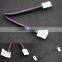 Dongguan furniture lighting led wire cable connector 4pin male 10 mm RGB strip to wire connectors