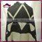 2015 Fashional Aztec Pattern Wool Feeling Shawl With Tassels