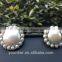 New effect acrylic rhinestone plastic button sewing shank bulk retail many colors button flower center