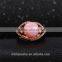 hot style rings 925 sterling silver ring inlaid natural Opal powder stone Ring factory wholesale